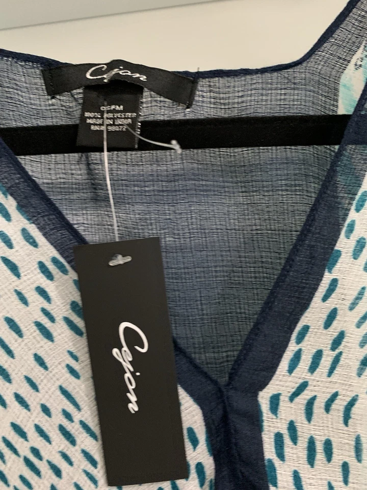 Traje de baño Cejón encubrimiento colores marinos Osfa. Poliéster nuevo con etiquetas  Foto 2 de 4