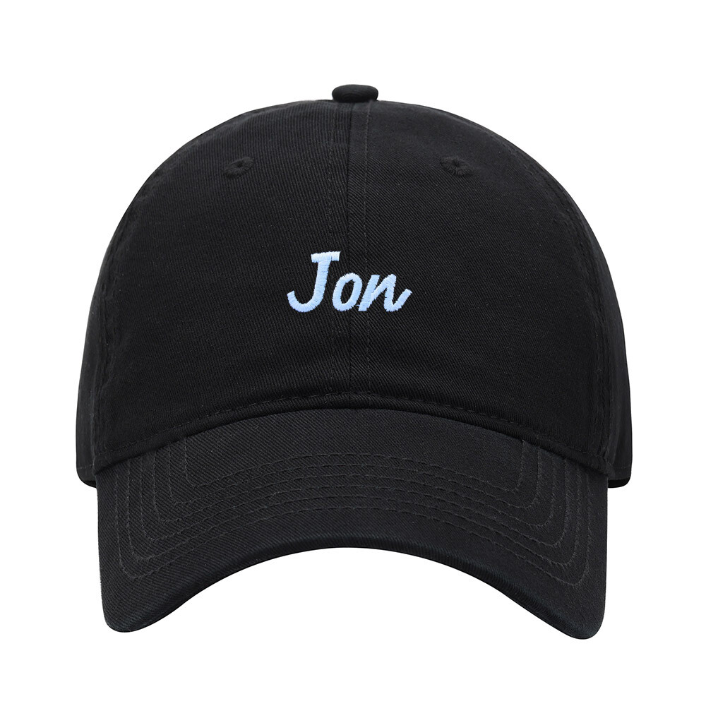 Baseball Cap Men Name Jon Gift Embroidered Washed Cotton Dad Hat Baseball Caps
