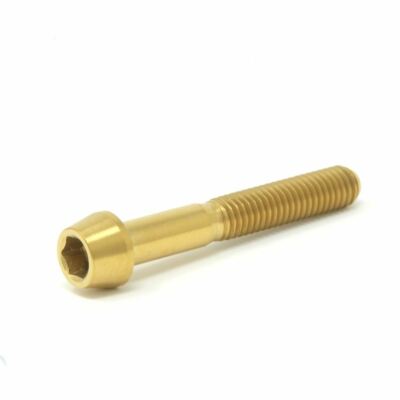 M6 40 mm Titan Kegelkopfschraube Ti Innensechskantschraube 40 x 1,0 GR5 DIN 912 GOLD Packungen