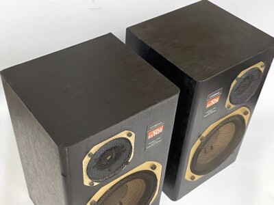 Vintage Coral EX-101 Bookshelf Stereo Speakers / Monitors