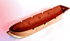 Beiboot L: 100mm B: 32mm Kunstst. braun sehr detailliert, neu