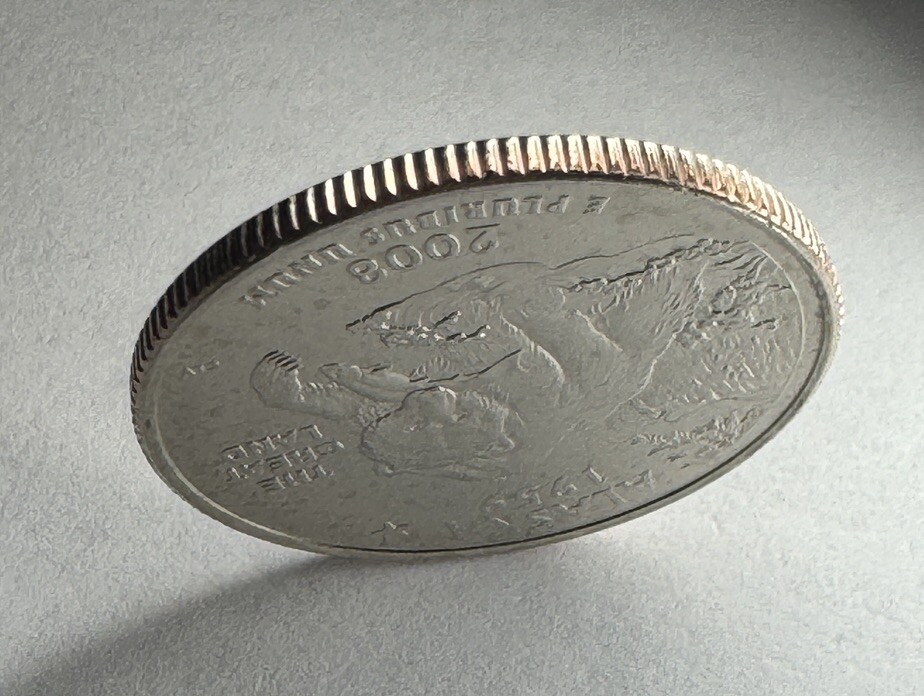 2008-P Alaska State Quarter 25cent Coin from US Mint Satin