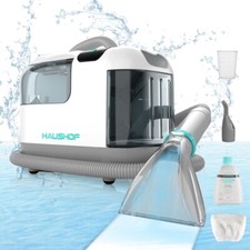 HAUSHOF Steam Portable Carpet and Upholstery Cleaner 3 Powerful Cleaning Modes