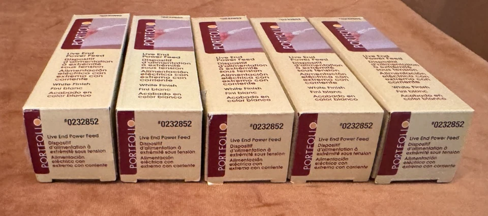 Lote de 5 Portafolio Luz de Pista Iluminación Lineal Live End Alimentación 0232852 Foto 2 de 2