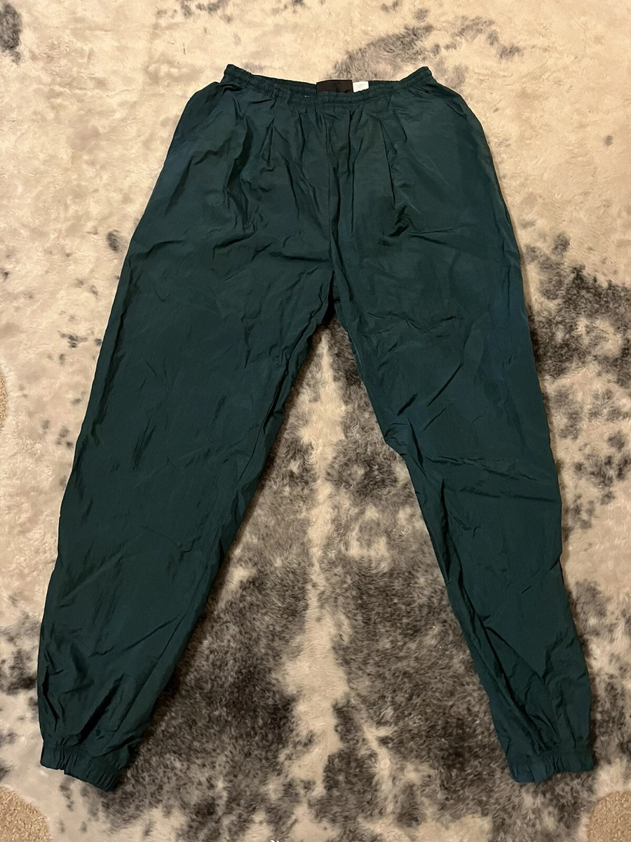 womens vintage green champs sports track pants size XL