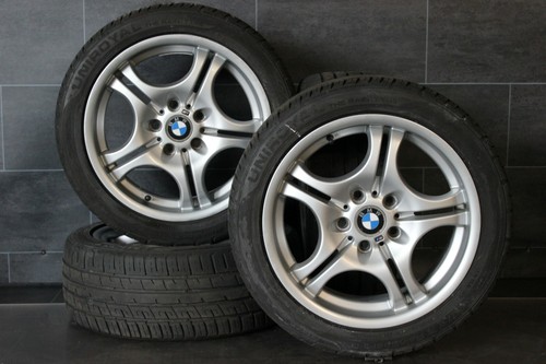 Original BMW 3er e46 M Alufelgen 17 Zoll Winterräder NEU Satz 225 45 245 40 r17 - Bild 1 von 6