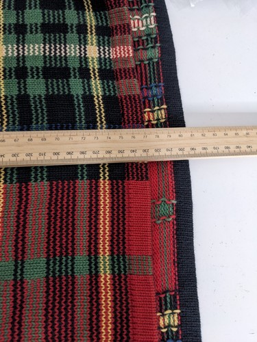 Polo Sport Ralph Lauren Knit Rugby Shirt Mens Extra Large Red Tartan Plaid 90s - Picture 12 of 12