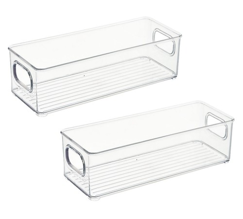set di 6 - Organizzatore da frigo impilabile, contenitore