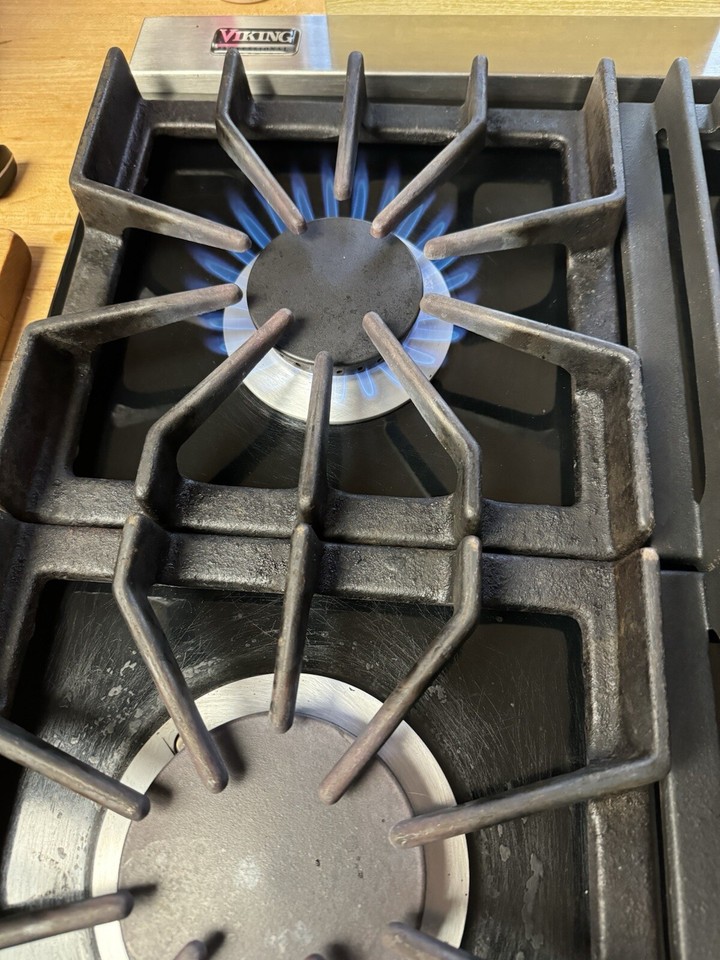 Viking 30 in Gas Cooktop Good Working Condition eBay