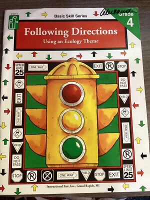 Following Directions Using An Ecology Theme, Basic Skills Series, Grade 4￼ *F