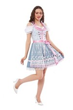 0112 Dirndl Oktoberfest German Austrian Dress Sizes: 32.34.36.38.40.42.44.46
