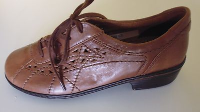 SCHUHE SLIPPER SCHNÜRSCHUHE  LEDER  Jenny by ARA Gr. 37,5 ( 4,5 )  Weite  H 