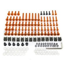 Glod Motorcycle Sportbike Complete Fairing Bolts Kit Fastener Clips Screw Nuts