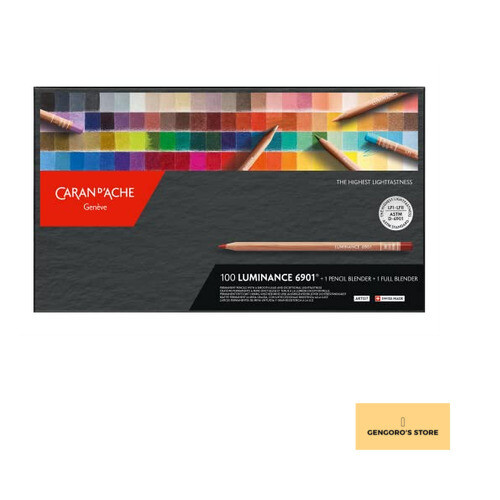 Caran d'Ache Luminance 6901 Box of 100 Individual Coloured  Artists  Colour