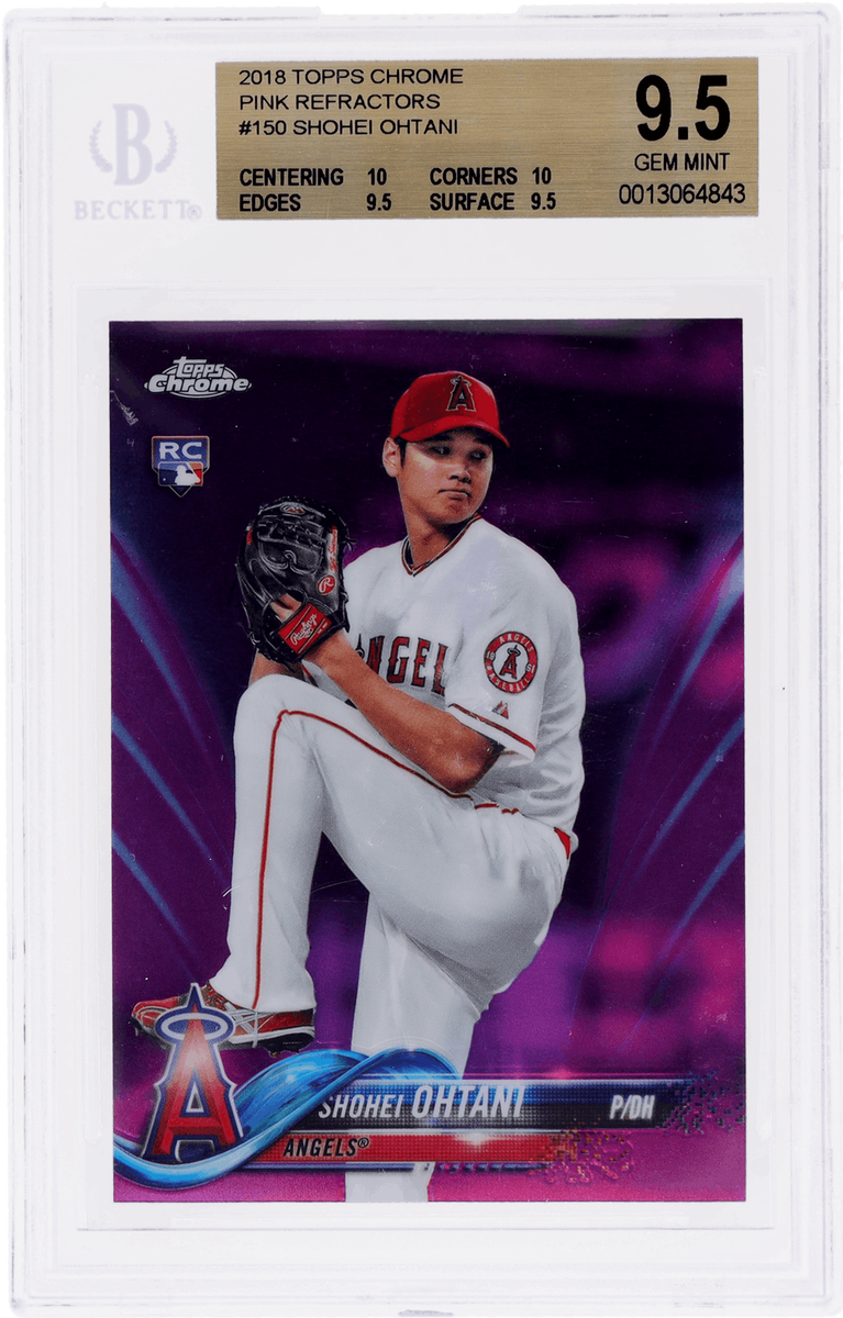 2018 Topps Pink Refractor Shohei Ohtani
