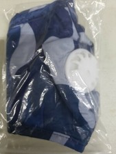 Blue Camo Air Vent Face Mask Washable Reusable