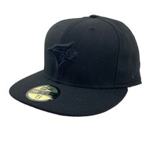 Vintage made in USA Toronto Blue Jays New Era 59FIFTY fitted Hat MLB cap black