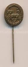 141761: Deutsches Fahrerabzeichen in Bronze, Steinhauer & Lück, 15 x 17 mm