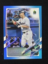 Topps 2021 Norichika Aoki Tokyo Yakult Swallows Serial Numbered #32 17/50