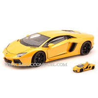 Lamborghini Aventador Lp 700-4 2011 Yellow 1:24 Welly Auto Stradali -D- Neues Mo