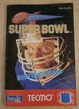 Tecmo Super bowl Nintendo NES Authentic Instruction Manual Booklet Only