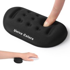UnivoColors Black Superfine Memory Foam Wrist Mouse Rest S , Wr black