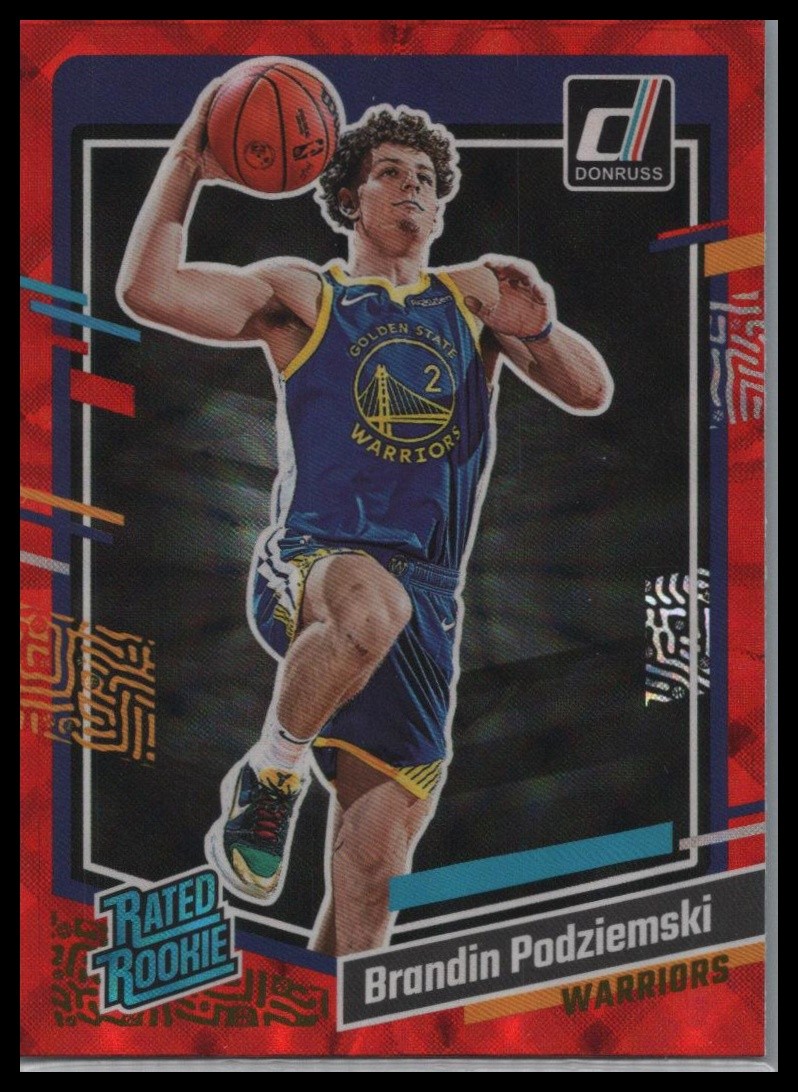 2023-24 Donruss #249 Brandin Podziemski Red