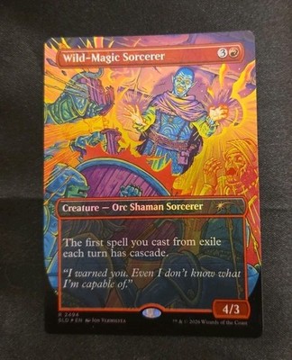 Wild-Magic Sorcerer 2494 Foil Secret Lair Shadows Over Balduer's Gate D&D