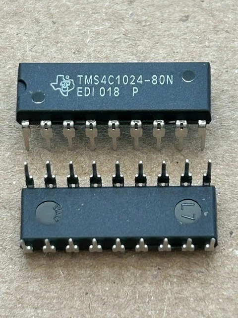 5 Stück Integrierte Schaltung TMS4C1024-80N - TI (Texas Instruments) - DIP18 - Bild 1 von 1