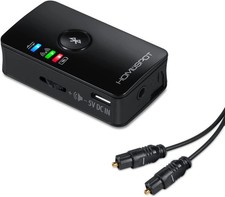 Homespot Bluetooth 5.3 Transmitter Adapter for TV Audio Optical Aptx Low Latency