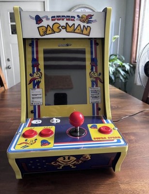 Super Pac-Man Tabletop Retro Arcade Game 4 Games in 1 Arcade 1Up Dig Dug