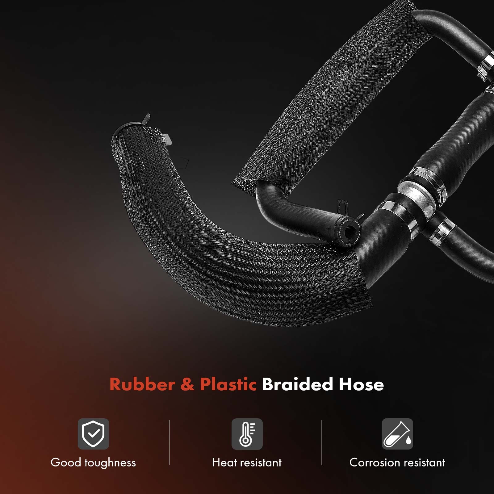 HVAC Heater Hose Assembly for Ford Escape 2013 L4 1.6L Overflow Hose DV6Z8K276A