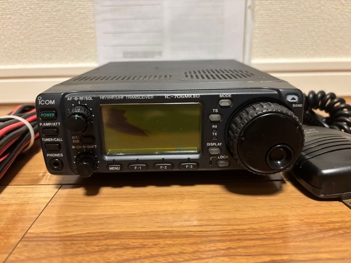 ICOM IC-706MKⅡG HF~430MHz ALL MODE VG] ICOM IC-706 MKIIG All Mode Transceiver FCC AFJIC-706MK2G