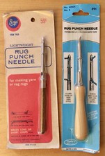 Vintage Rug Punch Needles New In Packages Lot of Two
