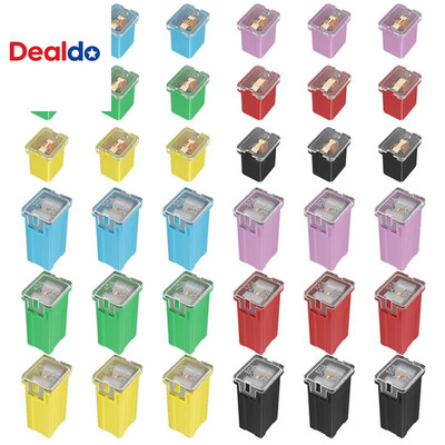 36 Pcs Jcase Fuse Automotive Tall/Standard and Low Profile Jcase Box Shaped Fuse