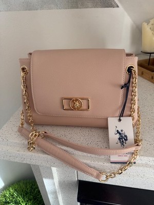 u.s. polo assn. Hell rosa Tasche