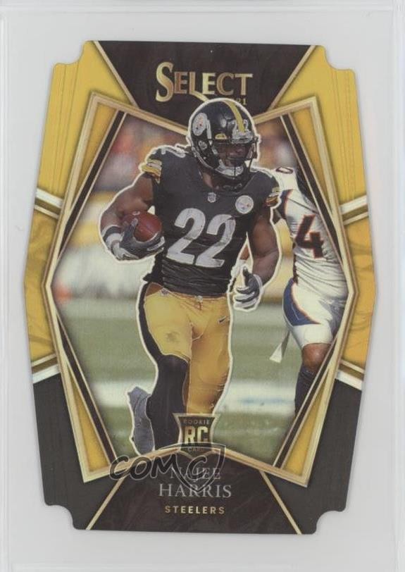 2021 Panini Select Premier Level Black & Gold Prizm Die-Cut Najee Harris 1h6x