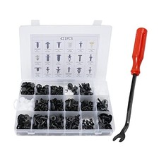 421 PCS - 18 Kinds Bumper Retainer Clips Vehicle Body Retainer Clips Kit Car