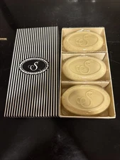 Mud Pie Initial Soaps Triple Milled Soap Vanillawood “S”Monogram New In Box