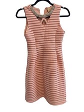 Monteau Couture Salmon Pink Sleeveless Dress Girls Size 12 L