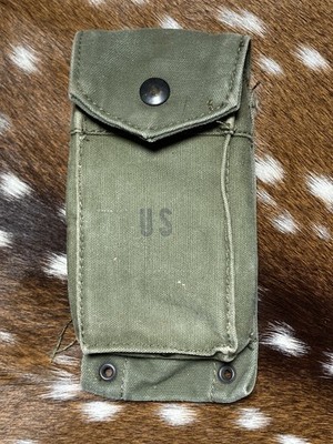 Vintage US Army Pocket M14 Ammo Mag Pocket Ammunition Magazine Belt Pouch