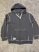Disney Parks Zip Up Hoodie Gray Walt Disney World Est. 1971 Stitching Medium M