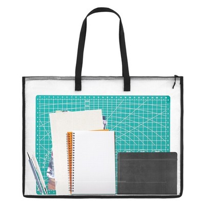 Art Portfolio Bag, 19 x 25 Inch Folder for 19×25 Inch, Clear