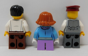 100% - 2017 LEGO Set 40262 CHRISTMAS TRAIN RIDE Market Man Conductor Minifigure+