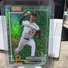 2026 Topps Series 1 Green Foil Rookie Bubba Chandler #283 Pittsburgh Pirates MLB
