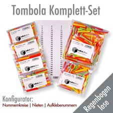 Tombola Lose Gewinnlose Nr 1-100 erweiterbar ...