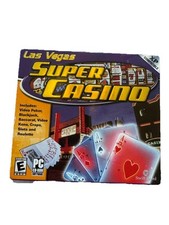Las Vegas Super Casino CD Rom Software Windows 98/XP