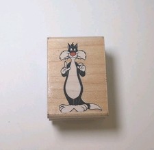 RUBBER STAMPEDE 1993 Warner Bros. Looney Tunes Sylvester Vintage Cartoon Stamp