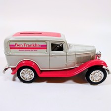 Ertl Ben Franklin 1932 Ford Delivery Van Bank Diecast Truck Limited Edition