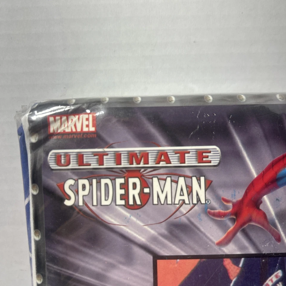 Ultimate Spider-Man Twin Dust Ruffle NEW Marvel Vintage Blend Jay France - Image 4 of 4